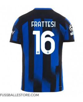Günstige Inter Milan Davide Frattesi #16 Heimtrikot 2023-24 Kurzarm